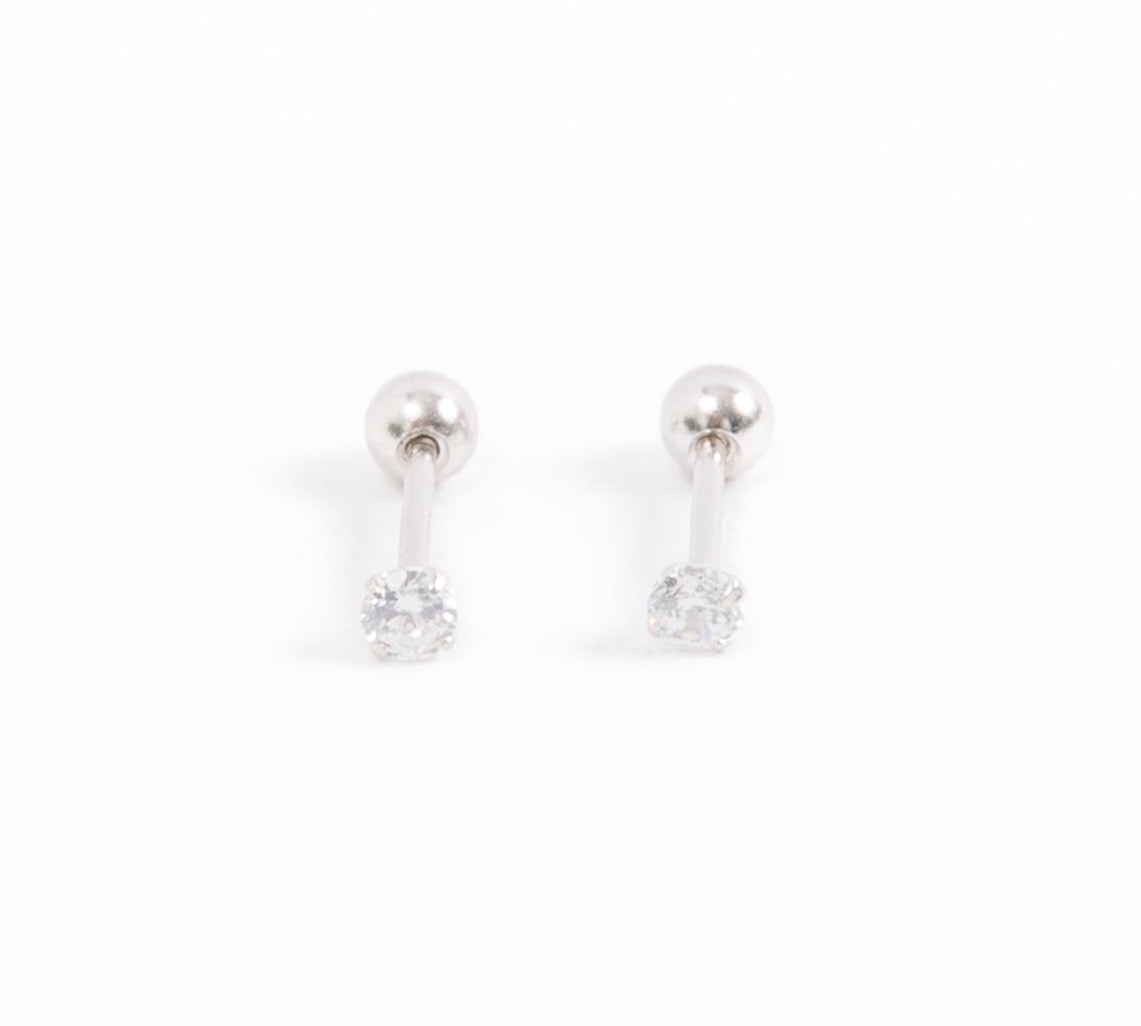 2.5 mm Diamond Screwbacks