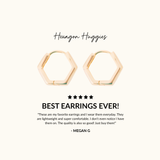 Hexagon Huggies