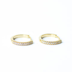 16 mm Classic Diamond Huggies