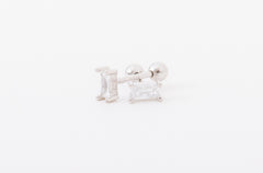 Rectangle Diamond Screwbacks