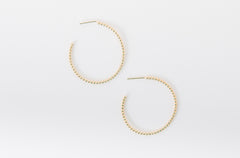 Beaded Hoops