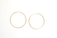 Large Classic Hoop Earrings